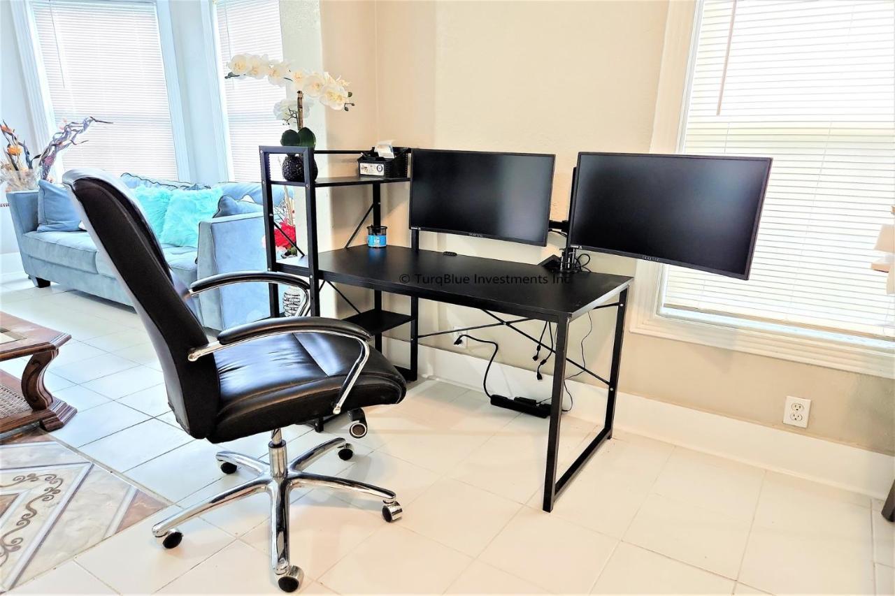 Casaazul-2605A-Couples Retreat By Beach & Pleasure Pier 1 Block Away- 2Bed 2Bath- 7 Minutes To Cruise Terminal Galveston Buitenkant foto