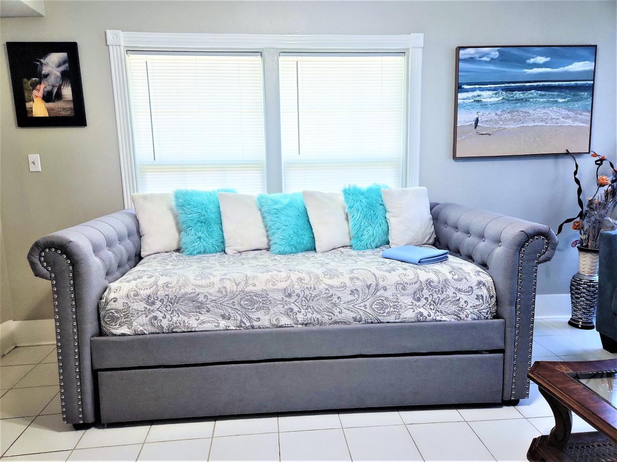 Casaazul-2605A-Couples Retreat By Beach & Pleasure Pier 1 Block Away- 2Bed 2Bath- 7 Minutes To Cruise Terminal Galveston Buitenkant foto